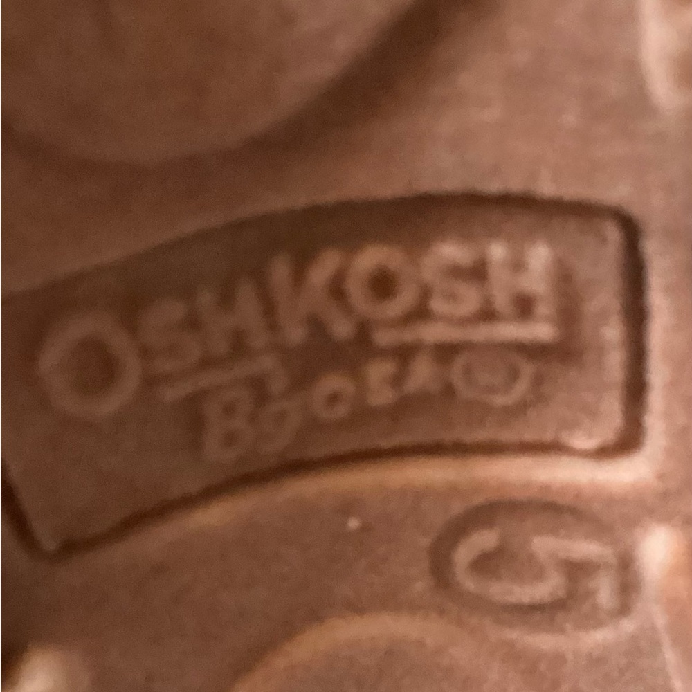 OshKosh B'gosh Winter Boots Sz 5 fur lined Velcro straps waterproof - Picture 10 of 11